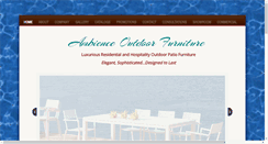 Desktop Screenshot of ambienceoutdoorfurniture.com